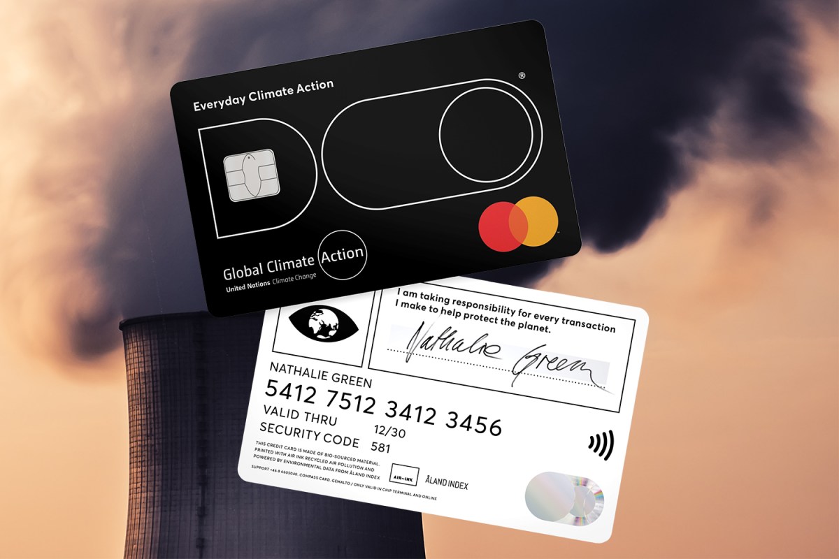 Doconomy's DO Black credit card caps your spending with a carbon emissions limit.