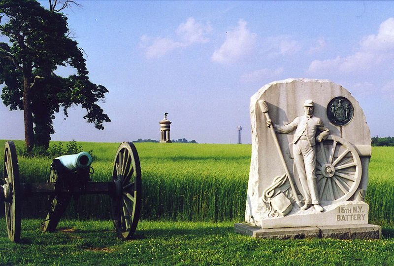 Monument, Gettysburg Battlefield