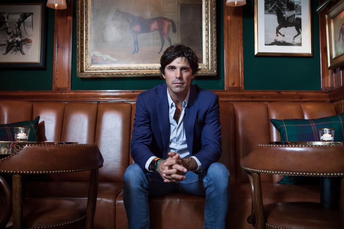 Nacho Figueras photographed by Rose Callahan on May 28, 2019 at the Polo Bar, NYC. For InsideHook