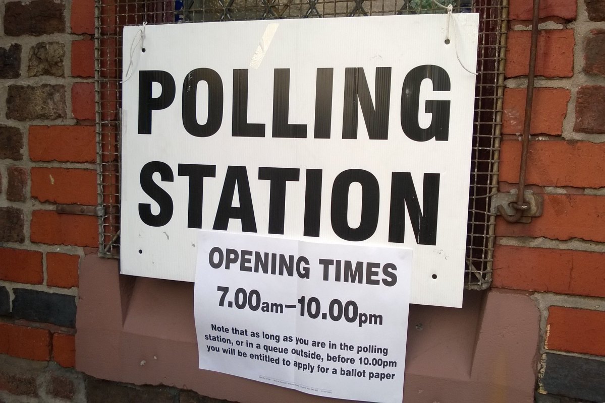 Image of polling place