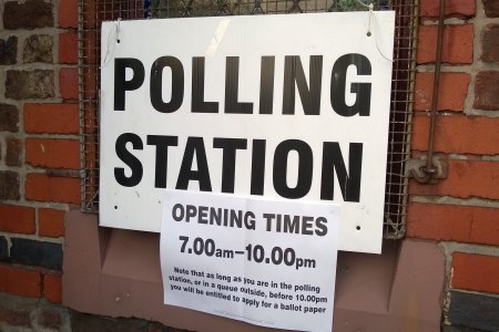 Image of polling place