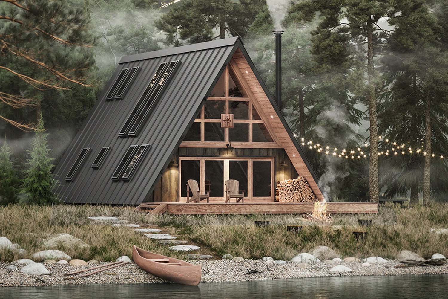 The TinyHome Masters Now Offer a DIY AFrame Cabin InsideHook