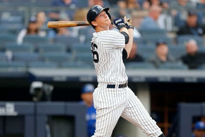DJ LeMahieu of the New York Yankees in action. (Jim McIsaac/Getty Images)