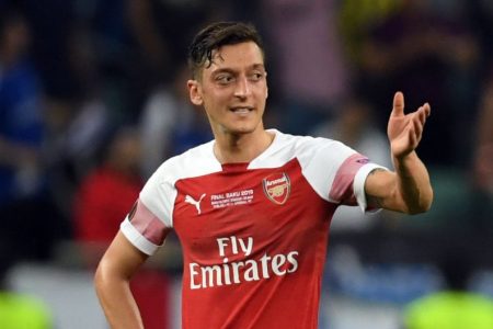 Mesut Ozil of Arsenal. (Arne Dedert/picture alliance via Getty)