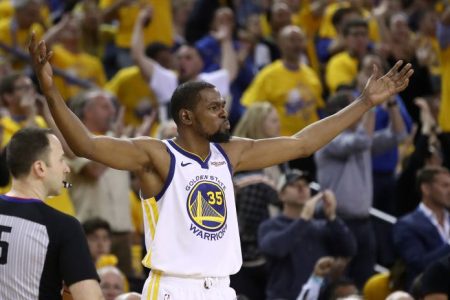 Kevin Durant of the Golden State Warriors. (Ezra Shaw/Getty)