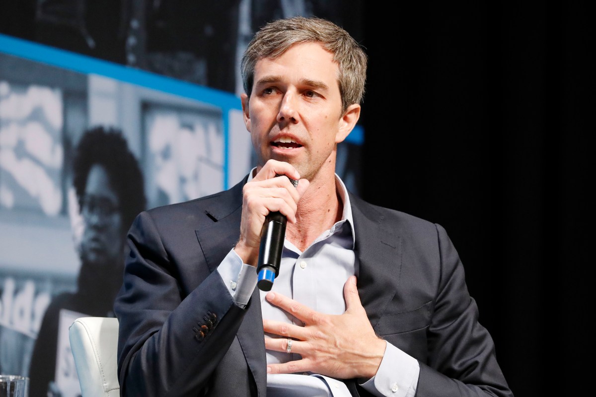 Clash fan Beta O'Rourke (Photo by Kimberly White/Getty Images for MoveOn)