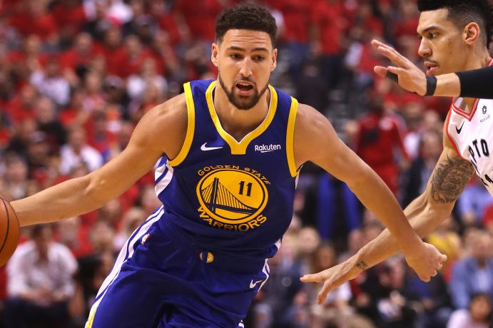 Klay Thompson is one of Joe McLean’s clients. (Gregory Shamus/Getty)