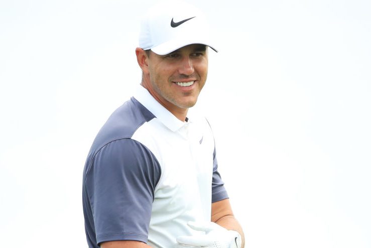 Brooks Koepka at a practice round at the 2019 U.S. Open. (Andrew Redington/Getty)