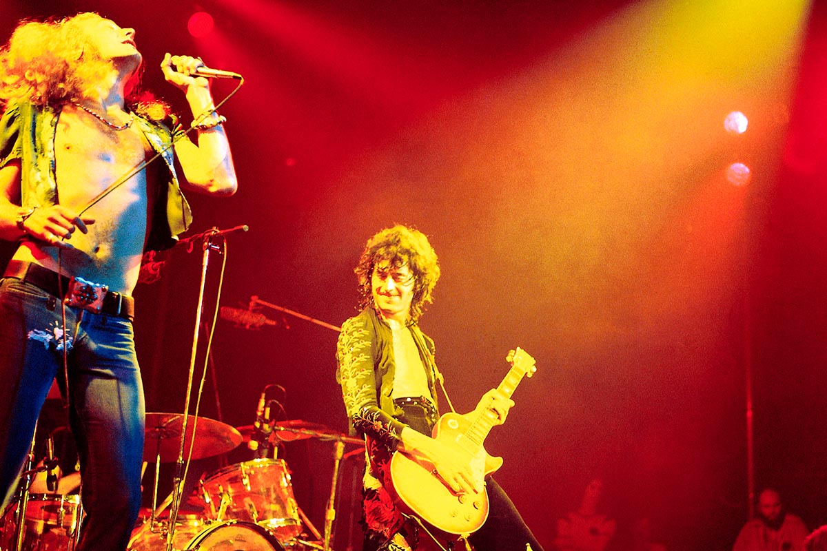 Led Zeppelin in 1973