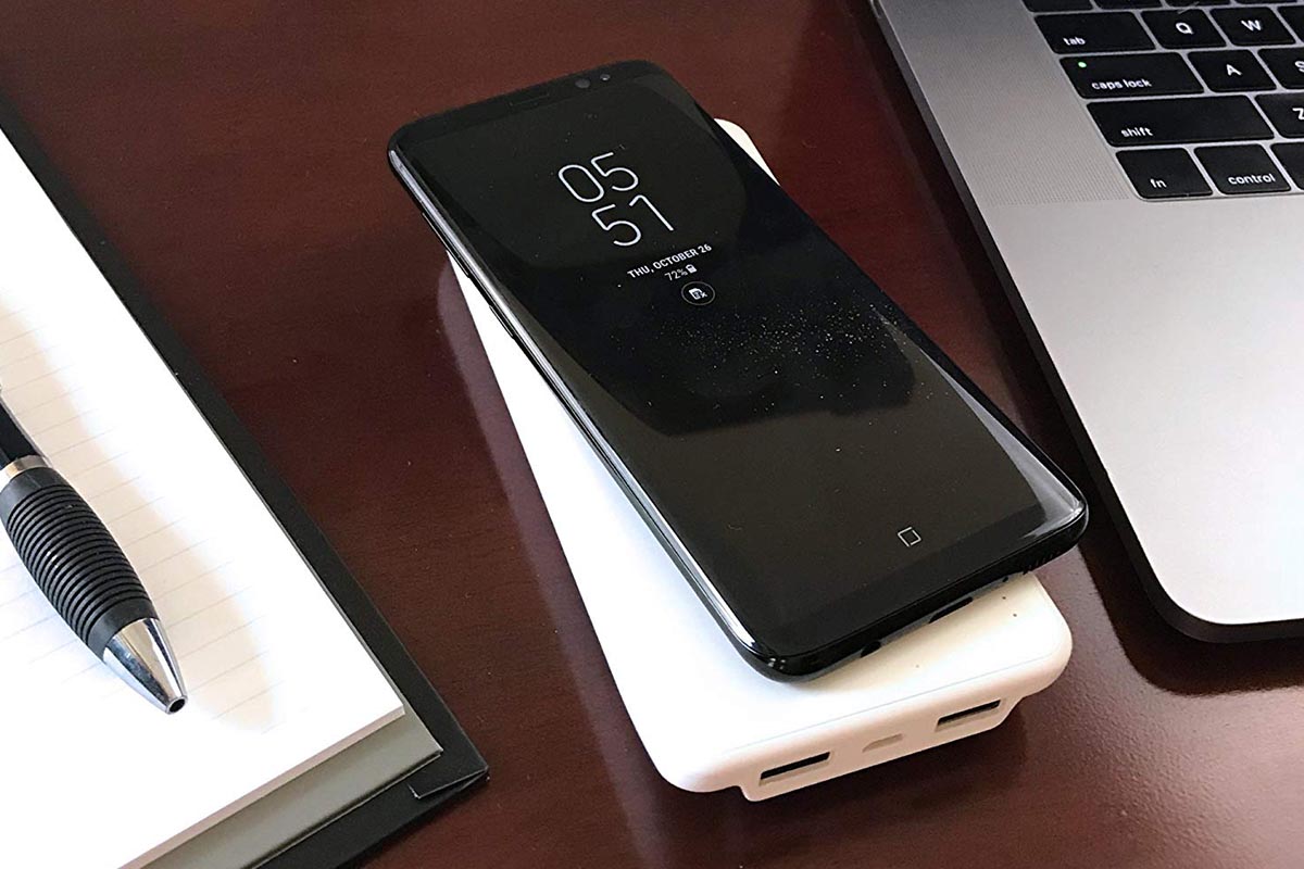 myCharge Wireless Charger Portable Charger Power Bank Dual