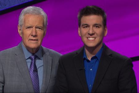 James Holzhauer and Alex Trebek (Jeopardy Productions/Facebook)