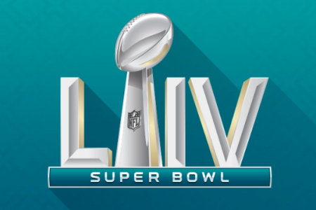 The logo for Super Bowl LIV. (NFL)