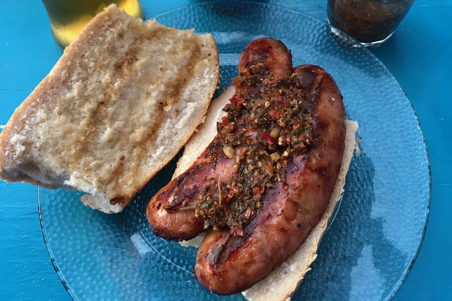 Choripan in Buenos Aires