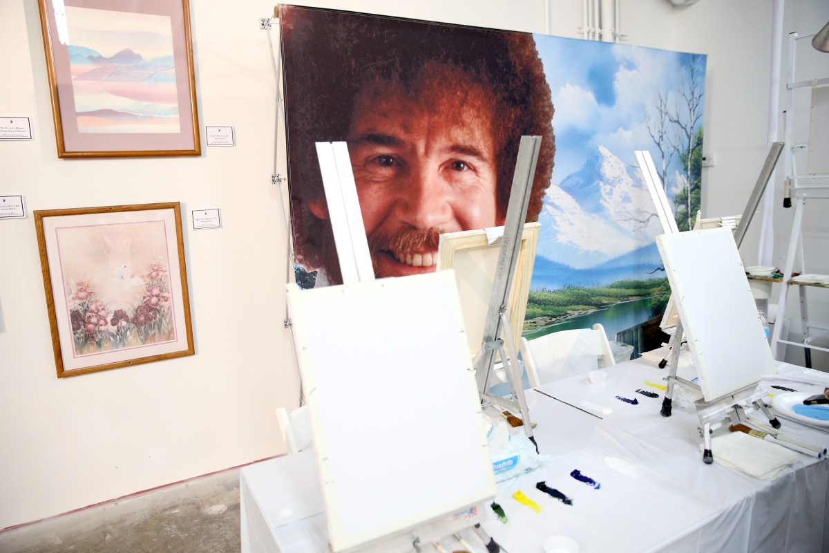 Want to get your hands on a Bob Ross painting? Too bad.