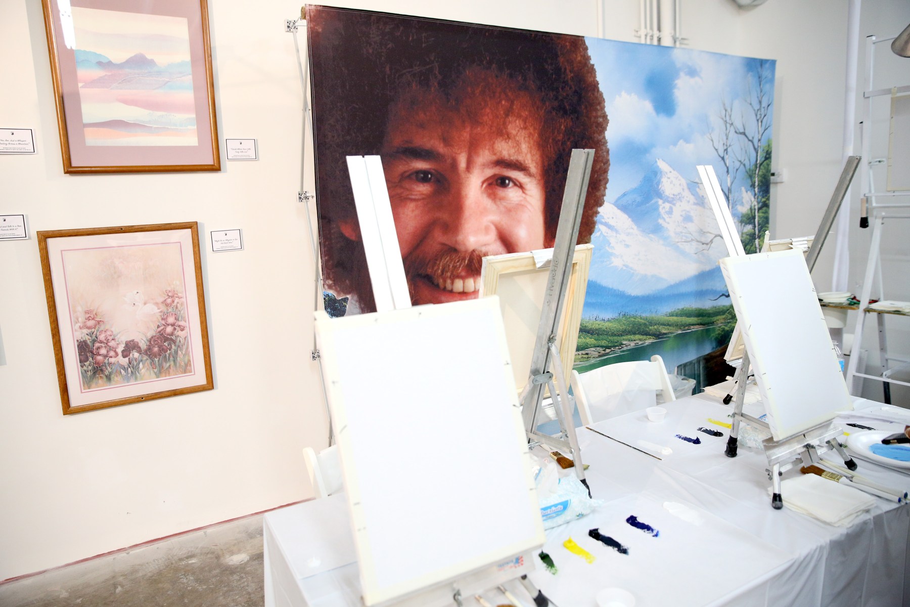 You want to get your hands on a Bob Ross painting? Pity.