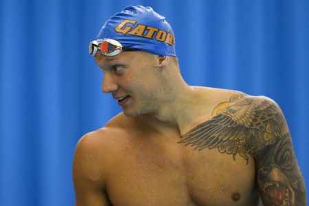 Caeleb Dressel at the TYR Pro Swim Series in 2019. (Patrick Smith/Getty)