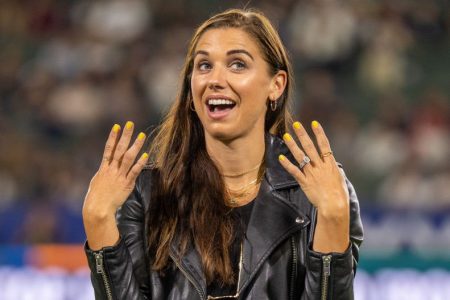Alex Morgan of the United States Women's National Team. (Shaun Clark/Getty)