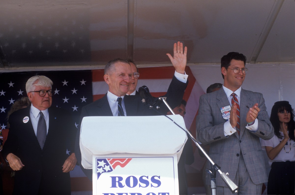 Ross Perot in 1992 (Photo by: Joe Sohm/Visions of America/Universal Images Group via Getty Images)