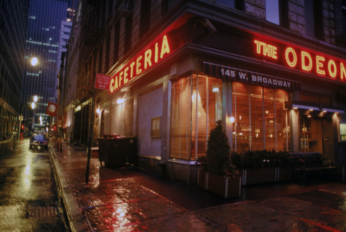 The Odeon on a rainy night. (Photo by mark peterson/Corbis via Getty Images)