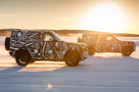2020 Land Rover Defender testing