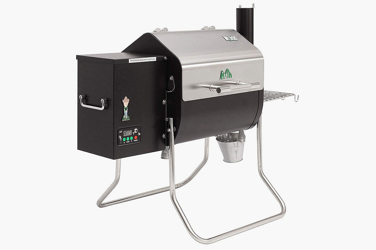 The Crockett Pellet Grill by Green Mountain Grills Is Perfect for Tailgating InsideHook