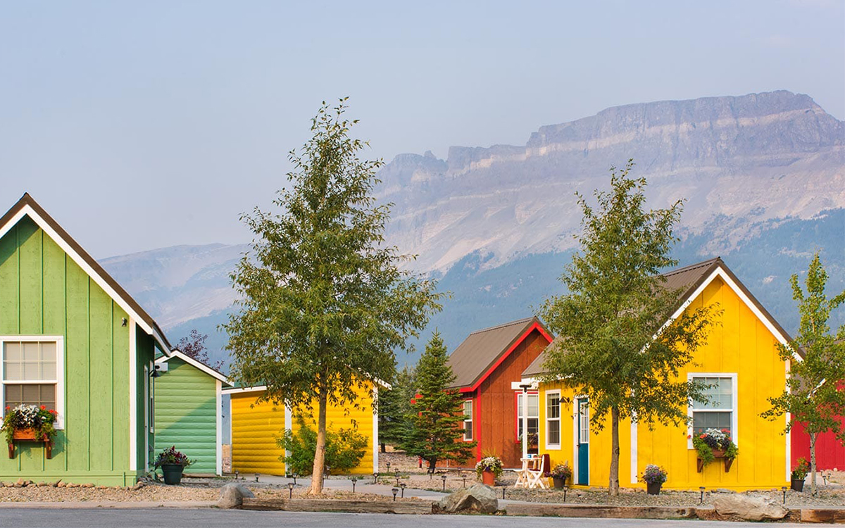 You Can Now Stay in a Tiny Home Park Two Minutes from Glacier National Park