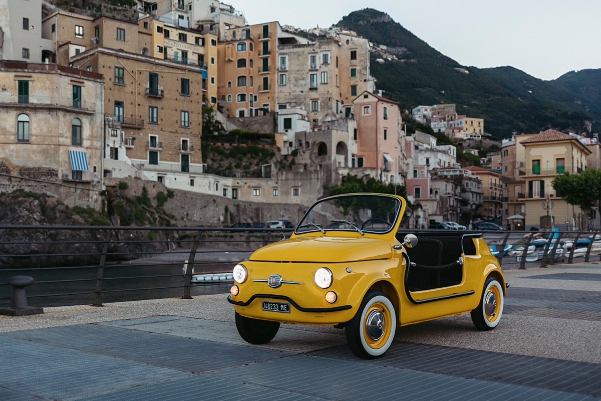 Rent an Electric Fiat 500 Jolly in Italy From Hertz and Garage Italia