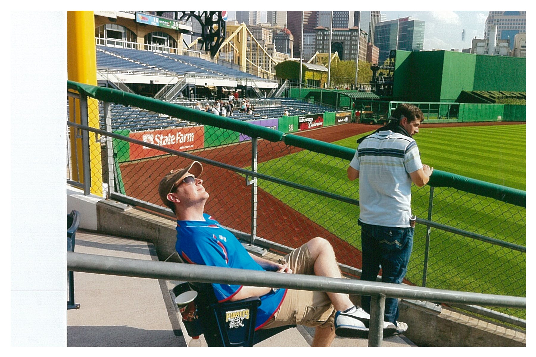 Rich O'Malley at PNC Park in Pittsburgh. (Post Hill Press)