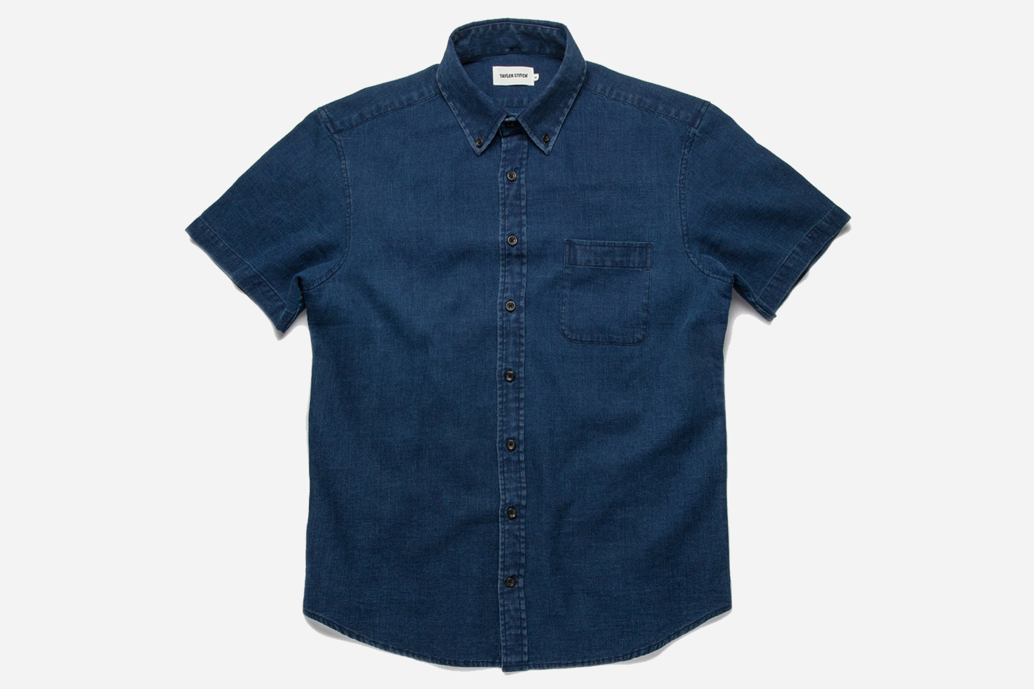 Sale Taylor Stitch Indigo Waffle Shirt