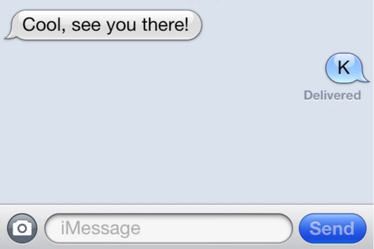 The Difference Between Texting K Ok And Kk Explained Insidehook