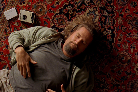 sleeping wrong lebowski