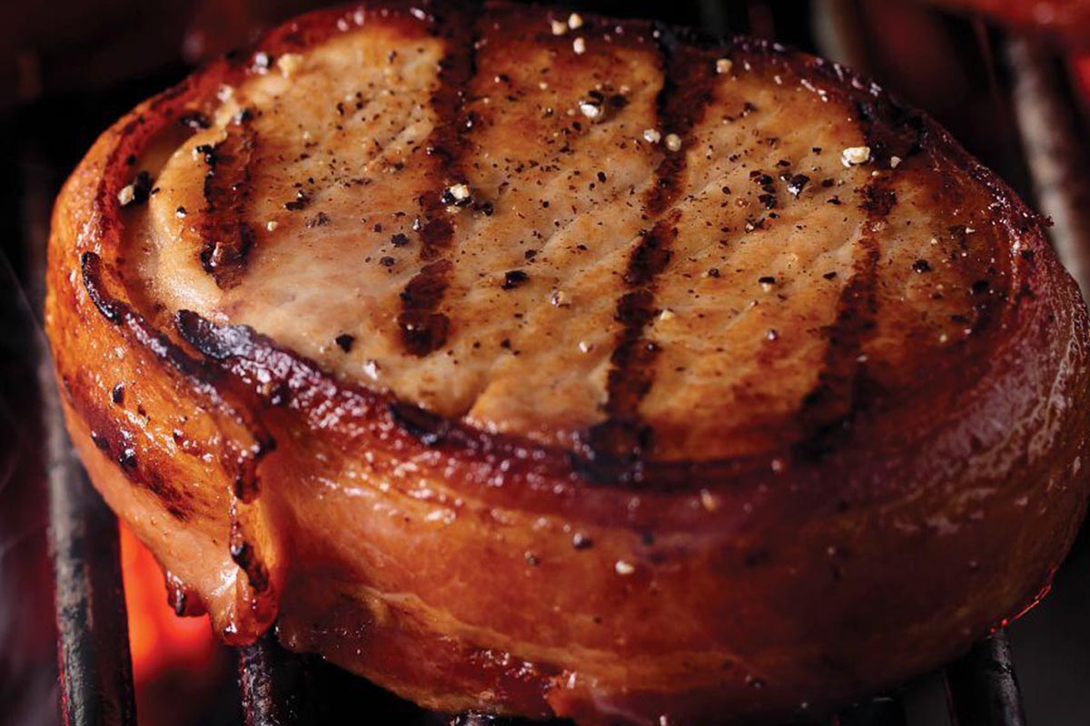 Omaha Steaks Bacon-Wrapped Pork Chops