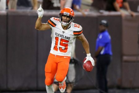 Cleveland Browns wide receiver Damon Sheehy-Guiseppi