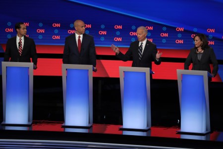 Democratic Presidential Candidates Debate In Detroit