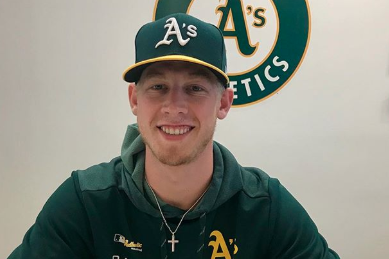 Fan Who Hit 96 MPH on Radar Gun Strikes Out Side in A's Debut
