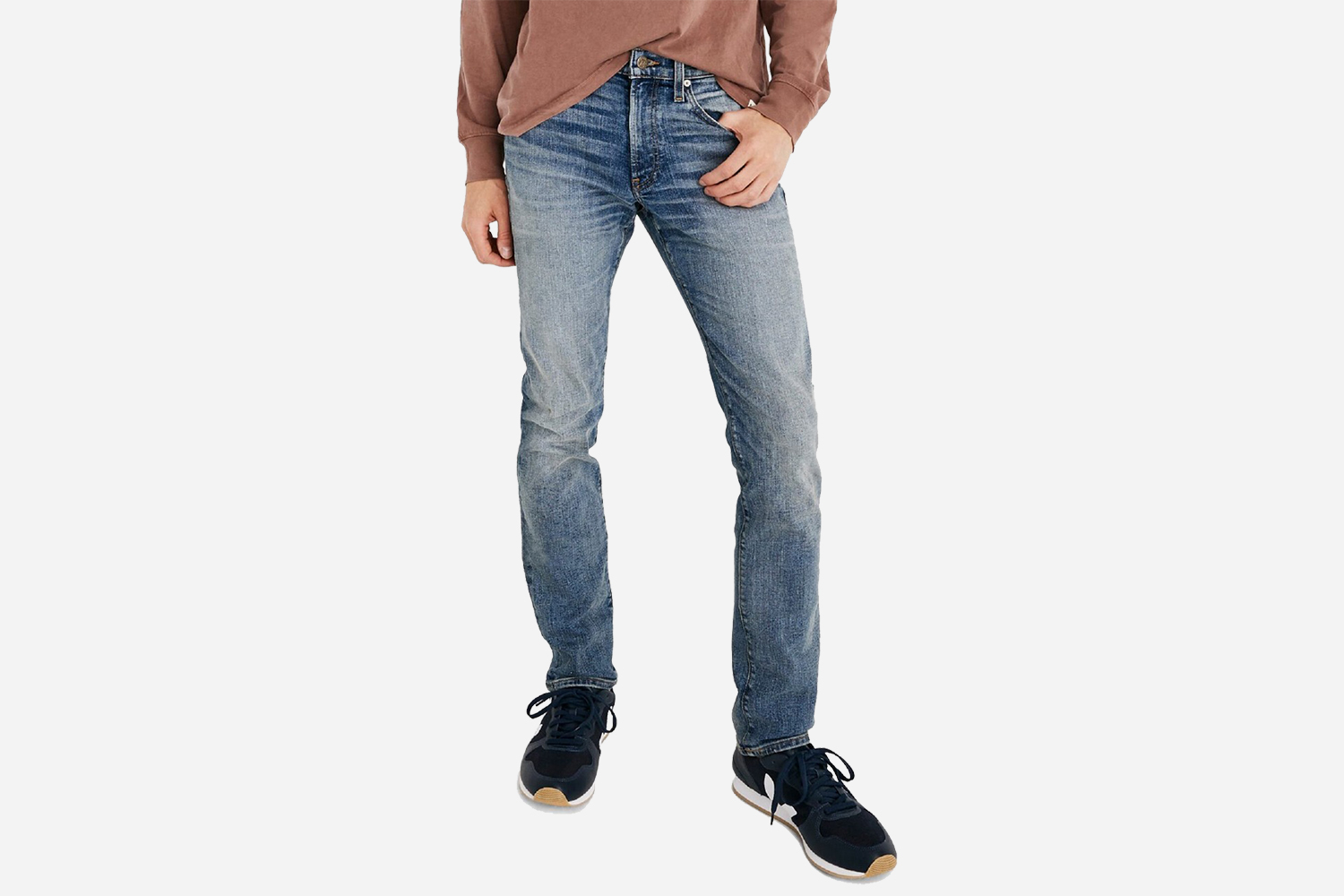 Madewell Men's Slim Fit Jeans in Baywood Wash