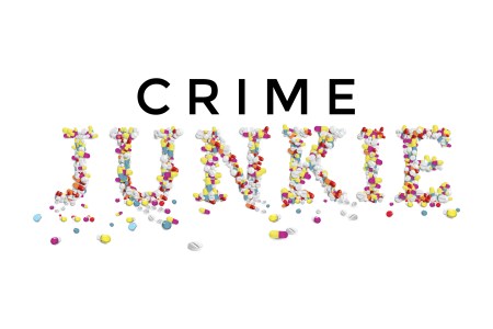 "Crime Junkie" logo