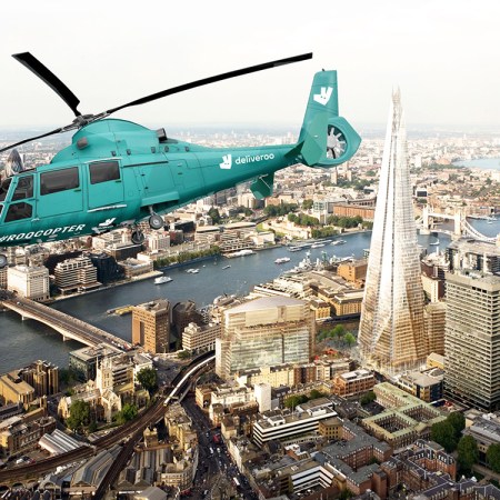 Deliveroo Food Helicopter Experience in London