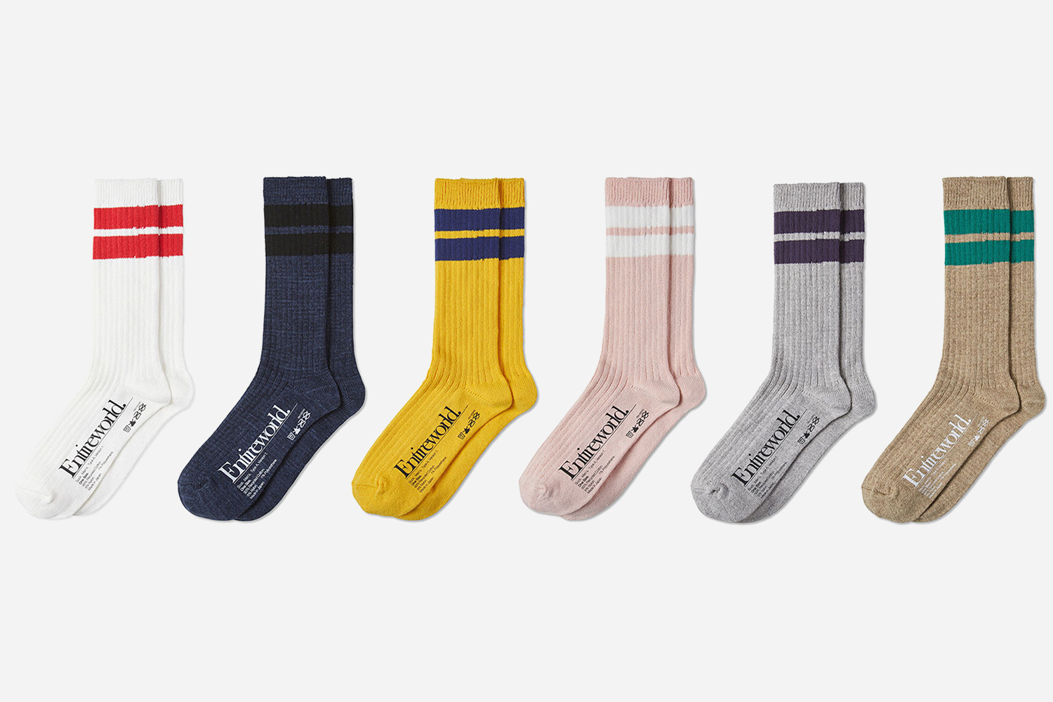 Entireworld Six Stripey Socks Pack