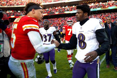 Lamar Jackson vs. Patrick Mahomes