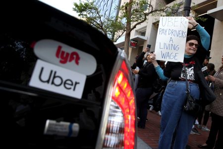 Uber protest