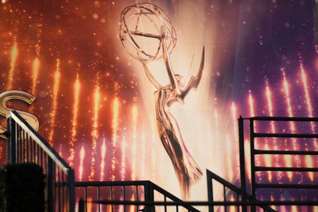 An Emmy Awards statue is pictured ahead of the 71st Emmy Awards on September 21, 2019, in Los Angeles, California. (Photo by Robyn Beck / AFP)        (Photo credit should read ROBYN BECK/AFP/Getty Images)