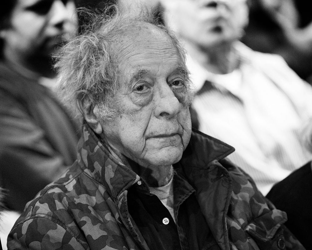 Photographer Robert Frank attends the opening of "Robert Frank, Books And Films, 1947 - 2016" at The Tisch Galleries on January 28, 2016 in New York City.