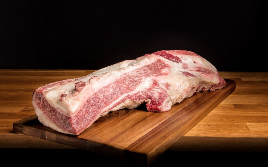 Japanese Olive Wagyu Brisket Is Imported by Crowd Cow.