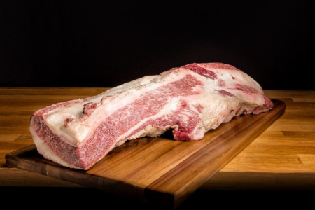 Japanese Olive Wagyu Brisket Is Imported by Crowd Cow.