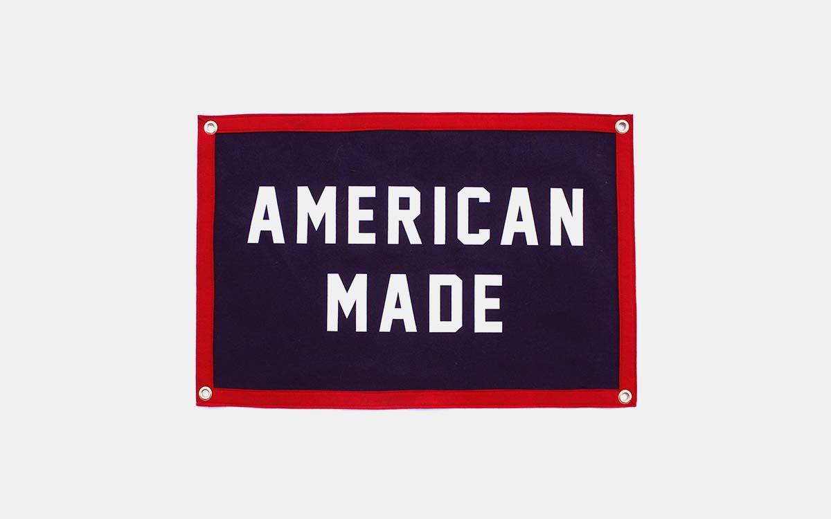 Pick Up a Sweet Camp Flag From Oxford Pennant, Now Available on Huckberry