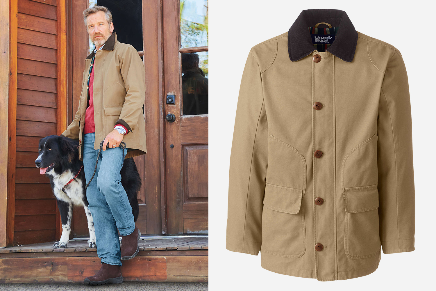 Take 30 Off at Lands' End, Including This Classic Barn Coat InsideHook