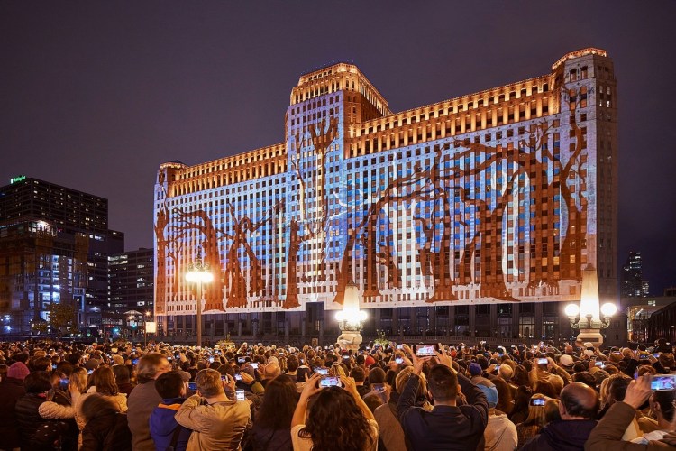 Art on theMART will unveil new projections by Charles Atlas at EXPO 2019
