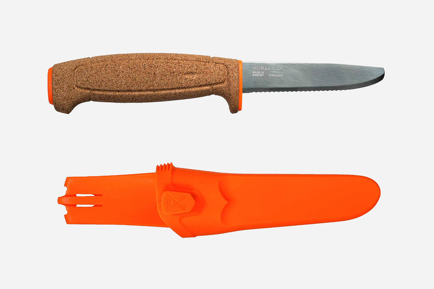 Morakniv Floating Fixed Blade Stainless Steel Serrated Knife on Amazon