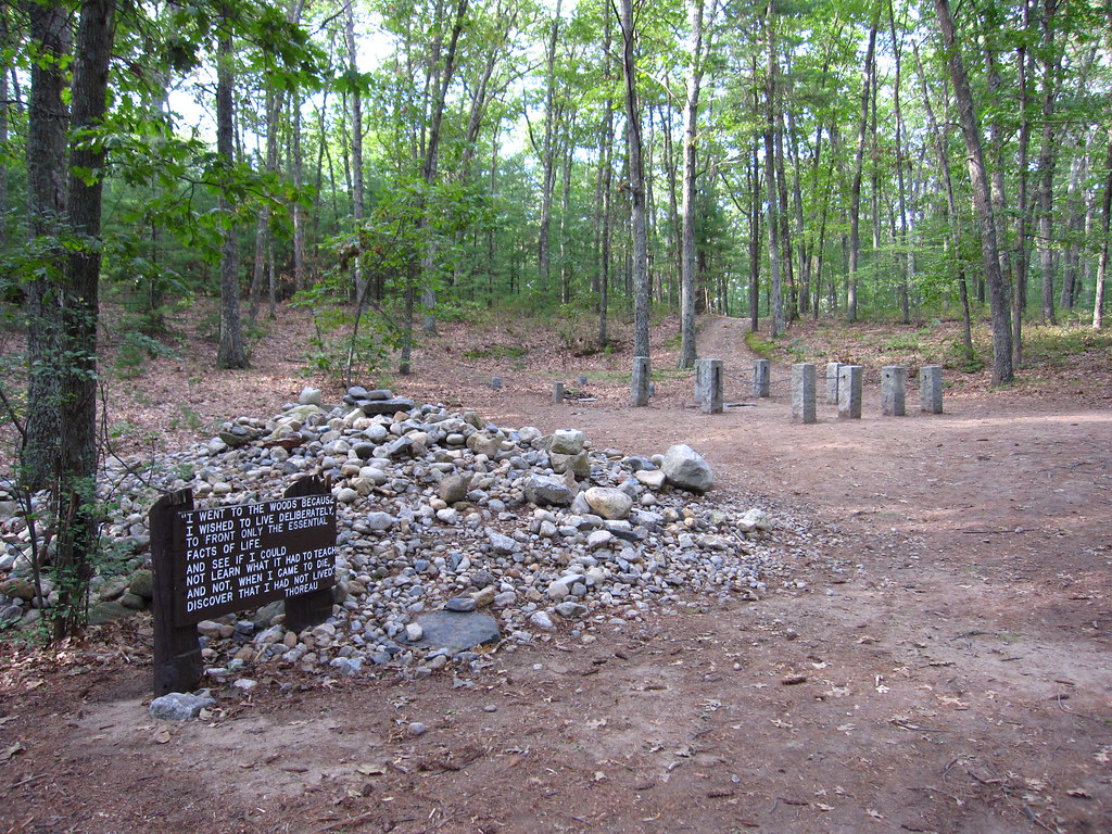 Site of the cabin in "Walden"